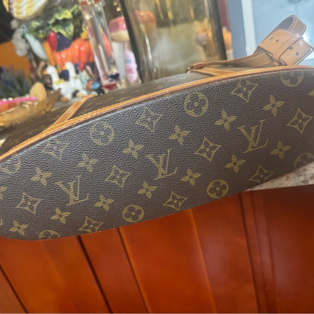 Authentic Vintage Louis Vuitton Brown Monogram Deauville Shoulder Bag - Picture 12 of 13